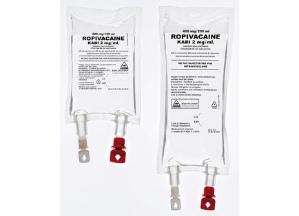 Ropivacaïne Kabi+2 mg/ml